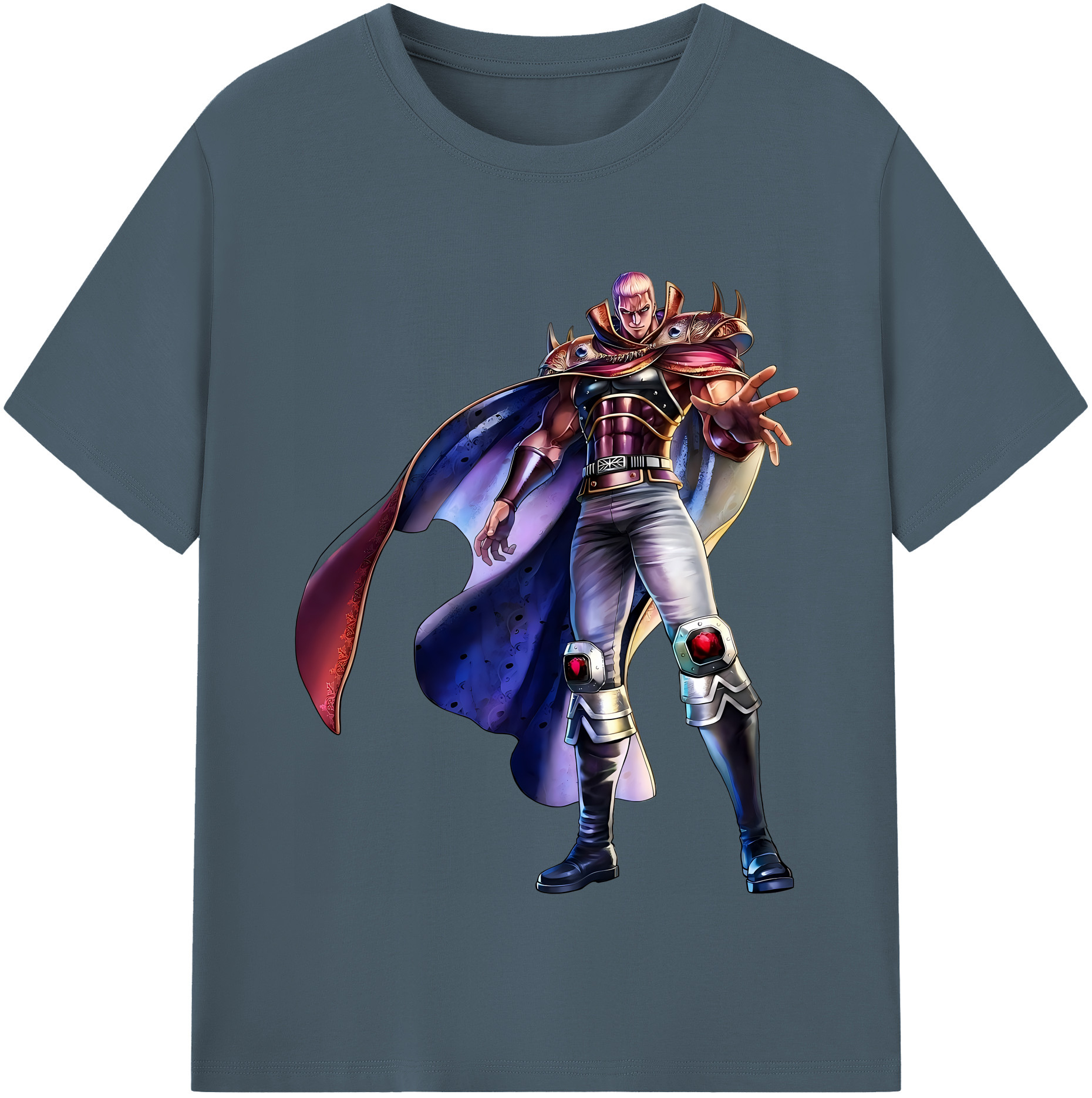 （画像用） 北斗の拳 Fist of the North Star 綿100％半袖Tシャツ（フロントプリント）